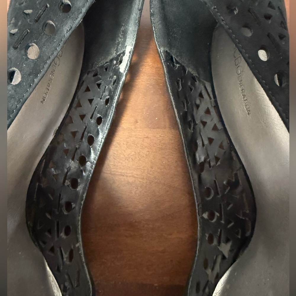 Bcbgeneration Black Cutout Heels - image 5